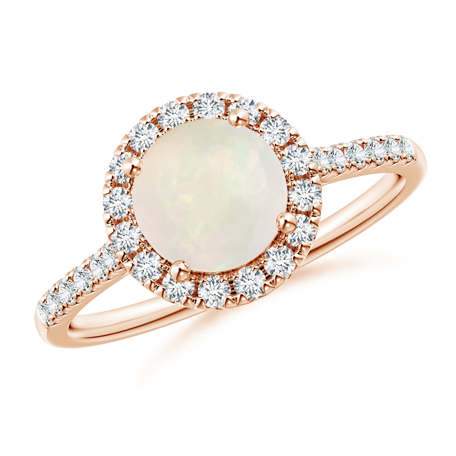 A - Opal / 1.04 CT / 14 KT Rose Gold