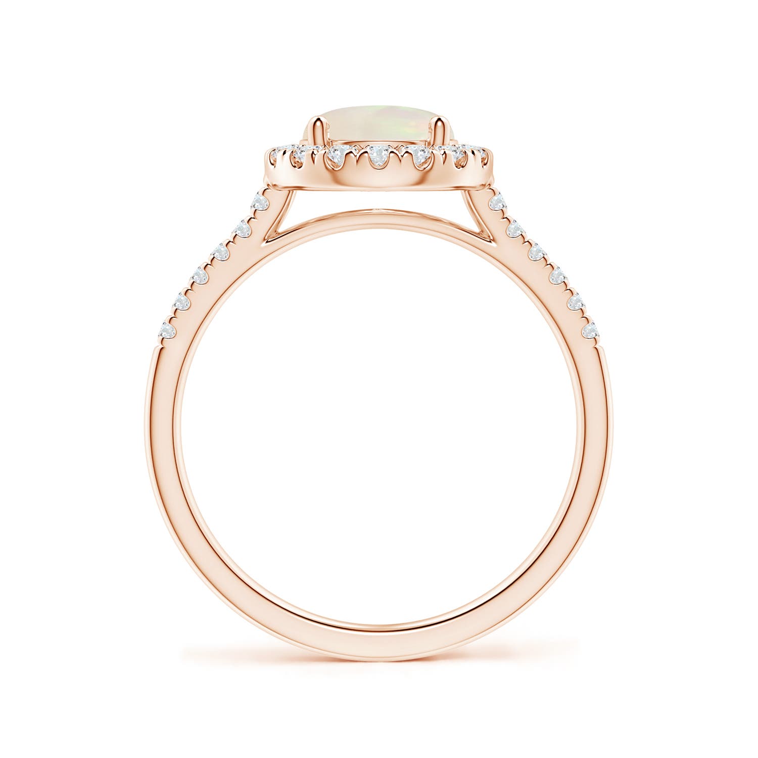 A - Opal / 1.04 CT / 14 KT Rose Gold