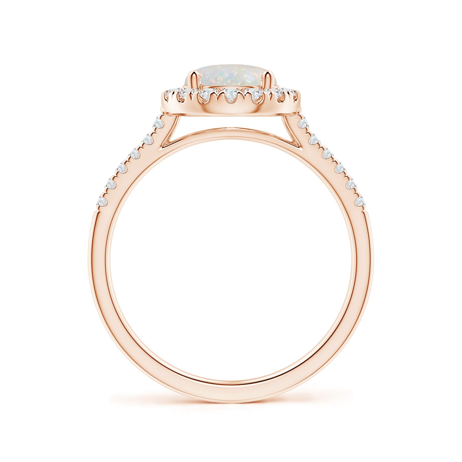 AA - Opal / 1.04 CT / 14 KT Rose Gold