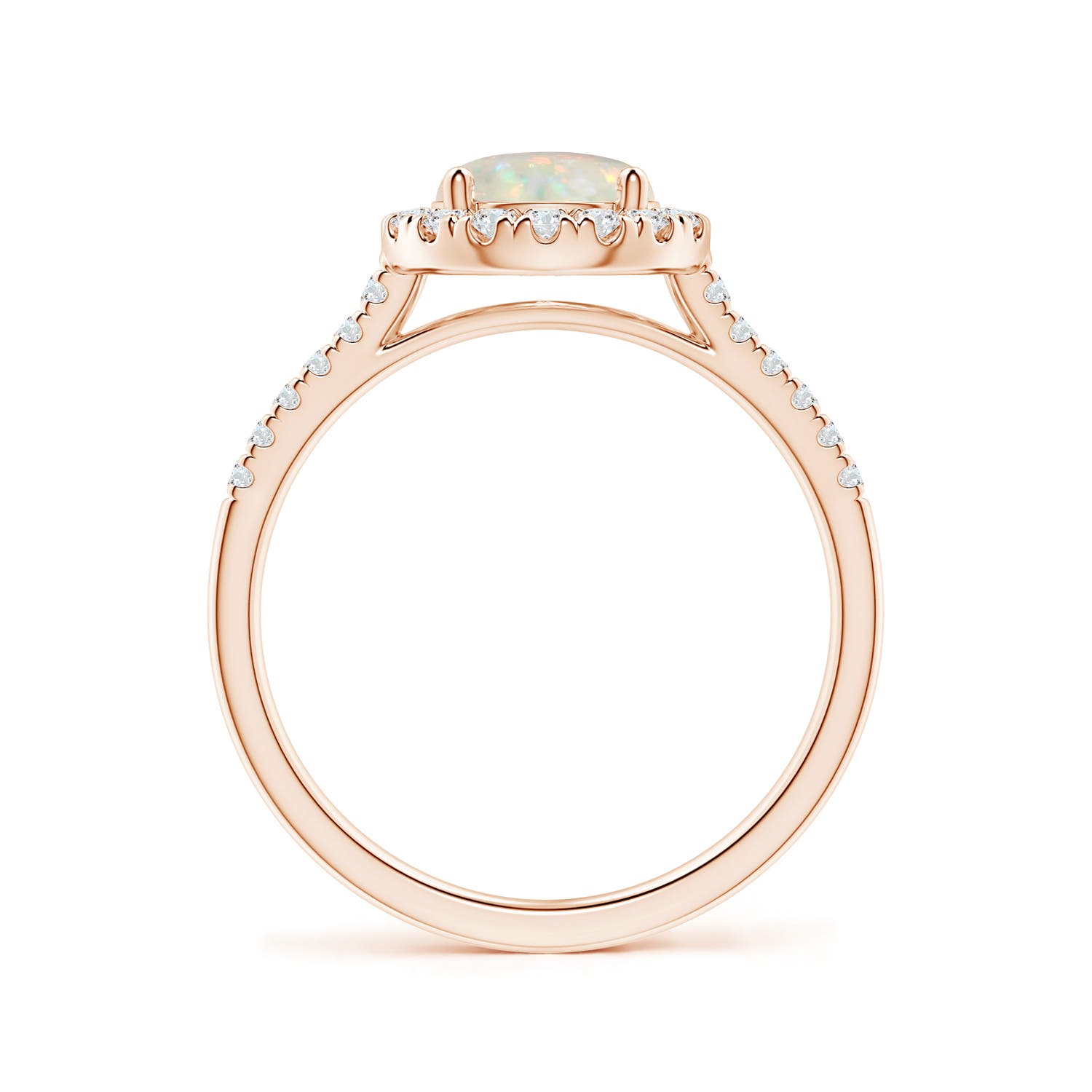 AAA - Opal / 1.04 CT / 14 KT Rose Gold