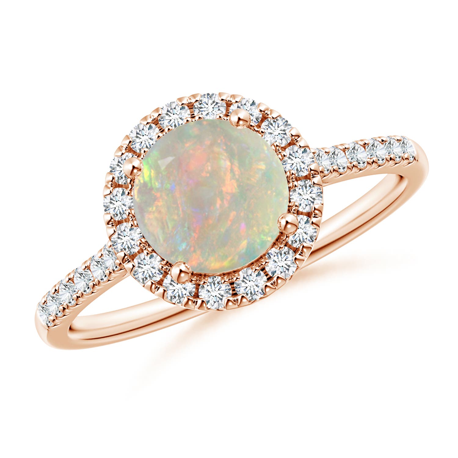 AAAA - Opal / 1.04 CT / 14 KT Rose Gold