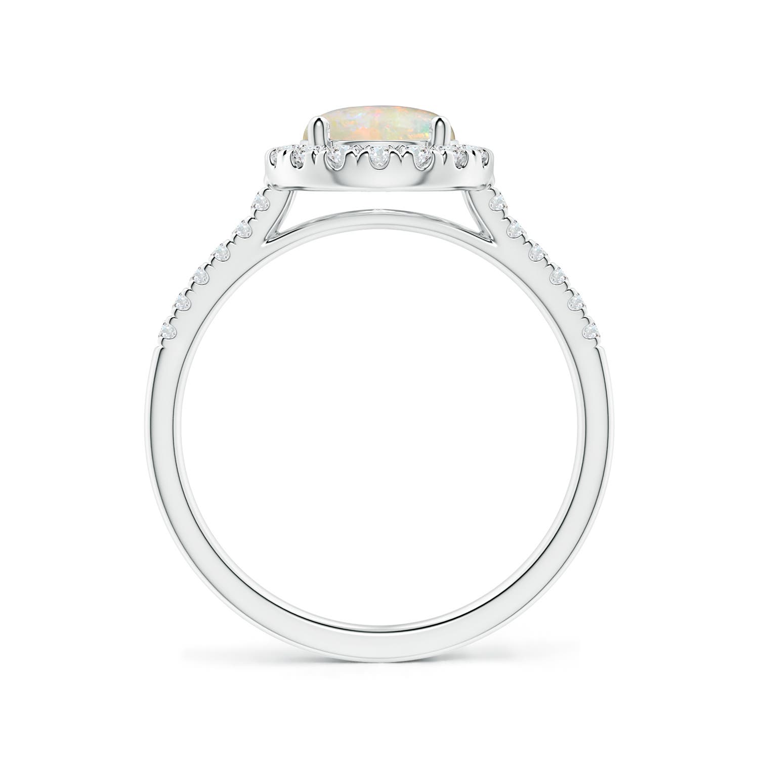 AAAA - Opal / 1.04 CT / 14 KT White Gold