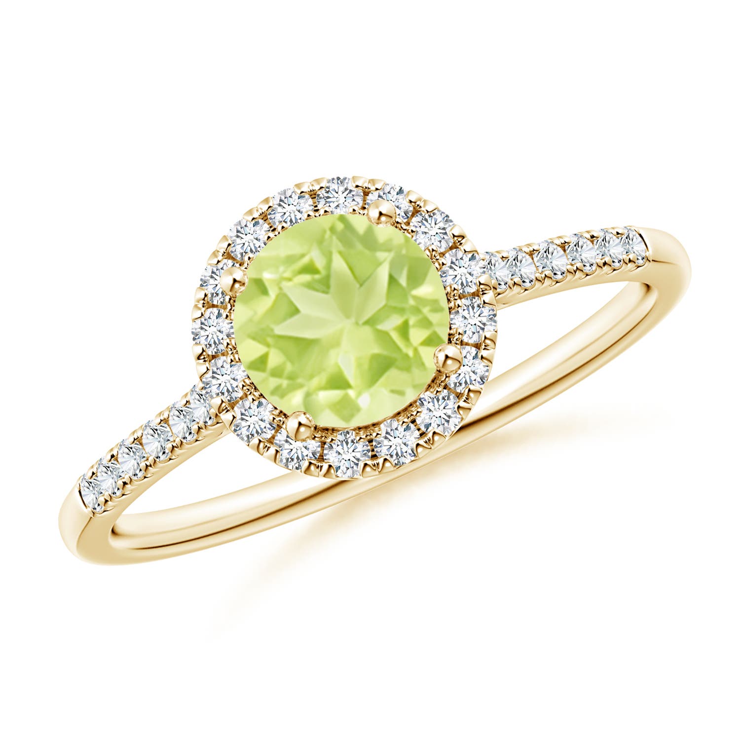 A - Peridot / 1.15 CT / 14 KT Yellow Gold