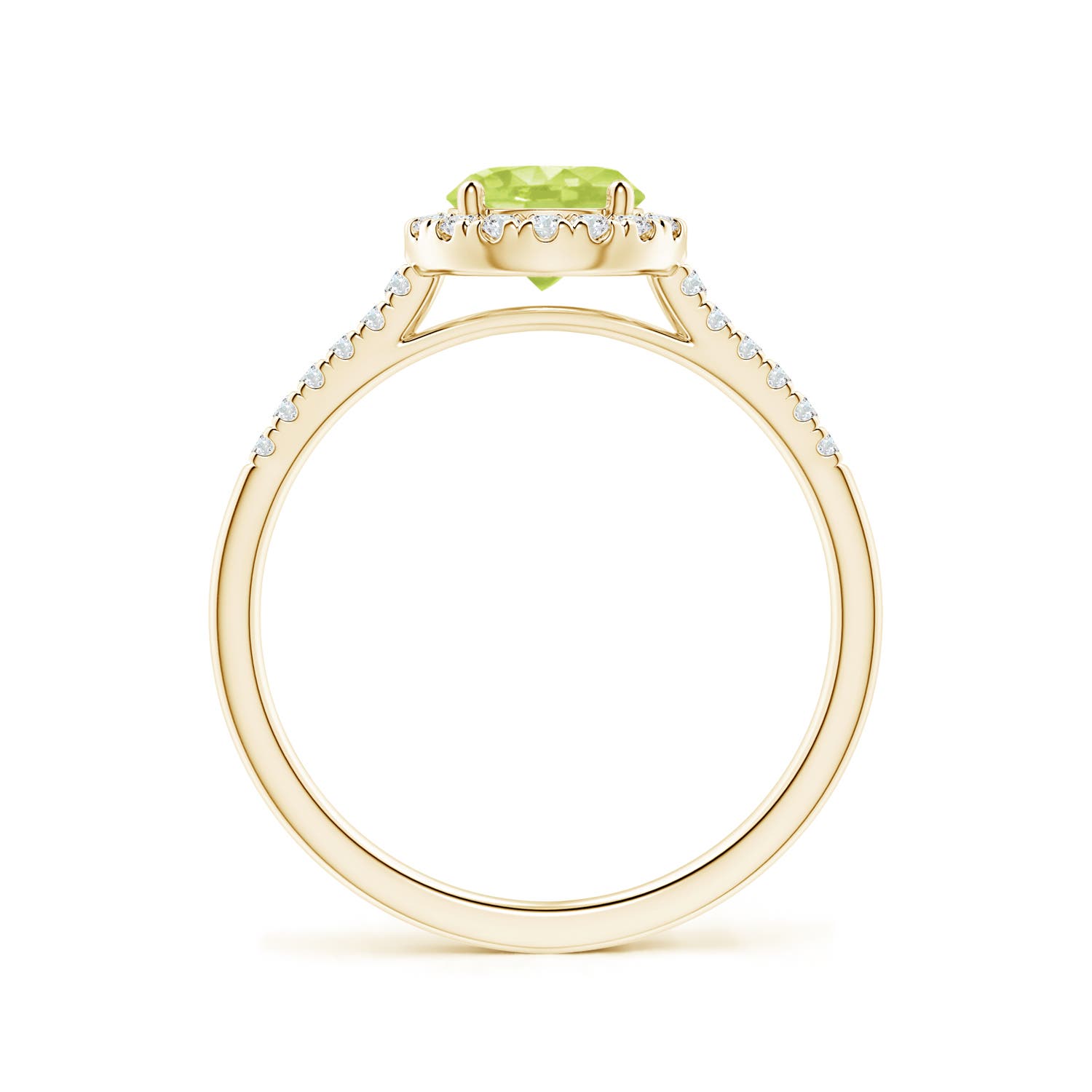 A - Peridot / 1.15 CT / 14 KT Yellow Gold