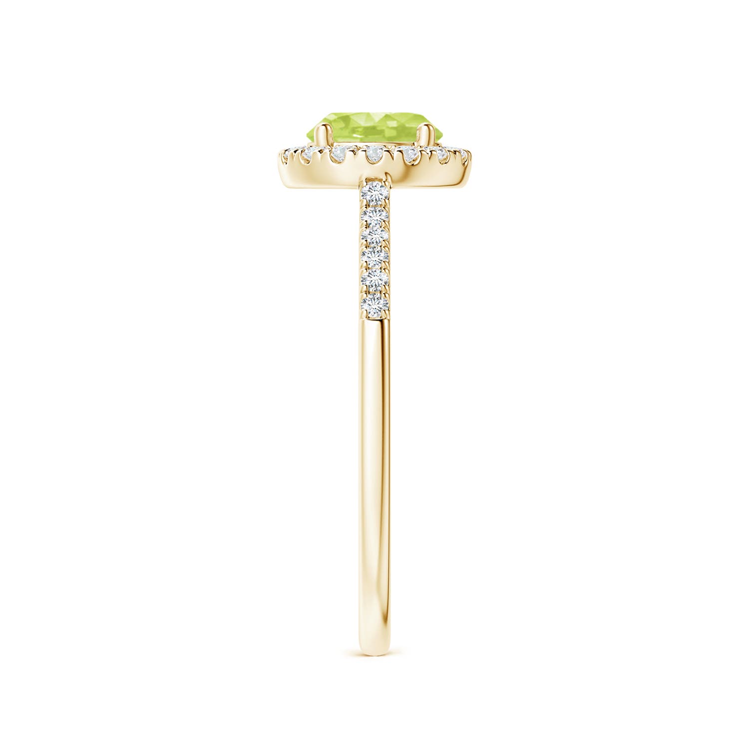 A - Peridot / 1.15 CT / 14 KT Yellow Gold