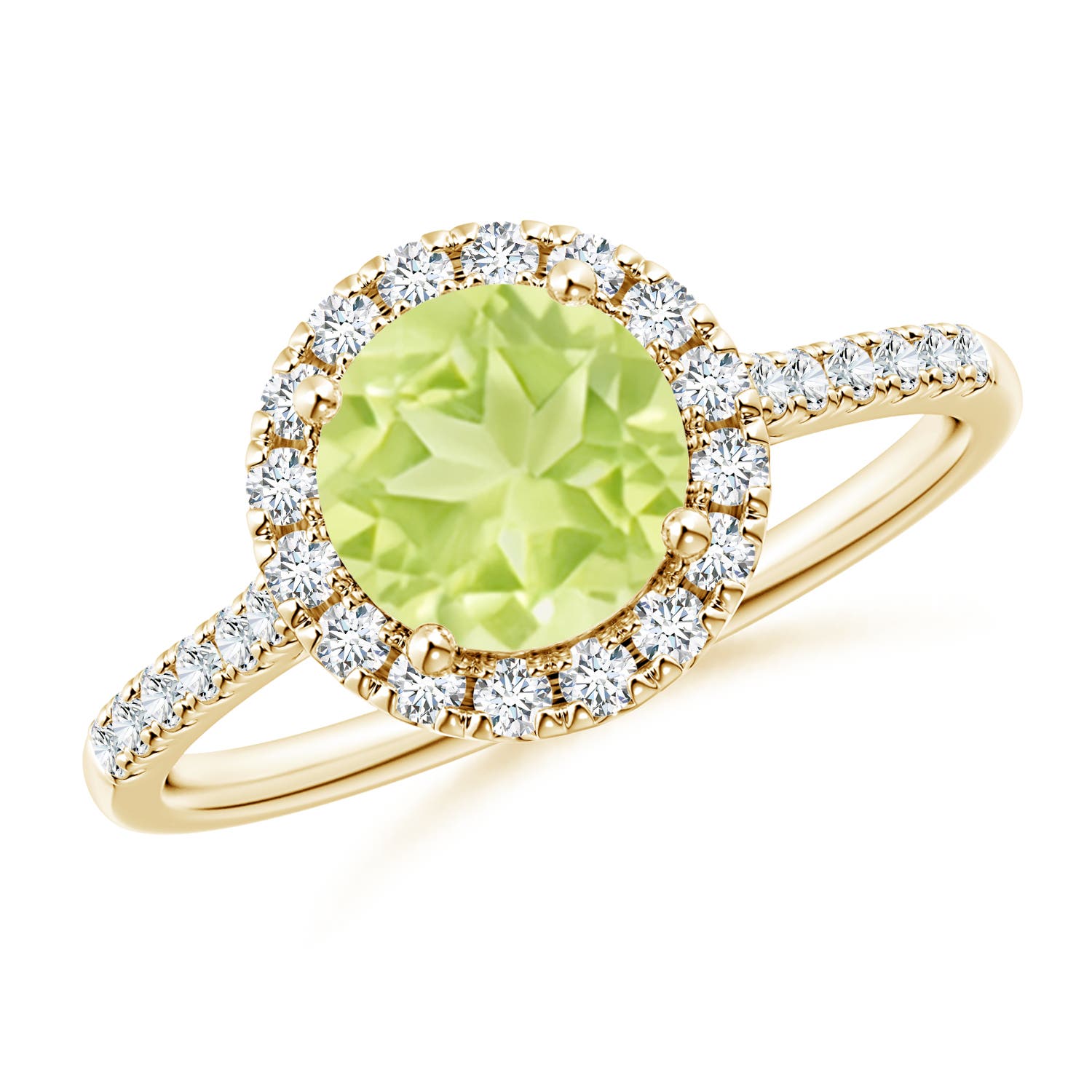 A - Peridot / 1.69 CT / 14 KT Yellow Gold