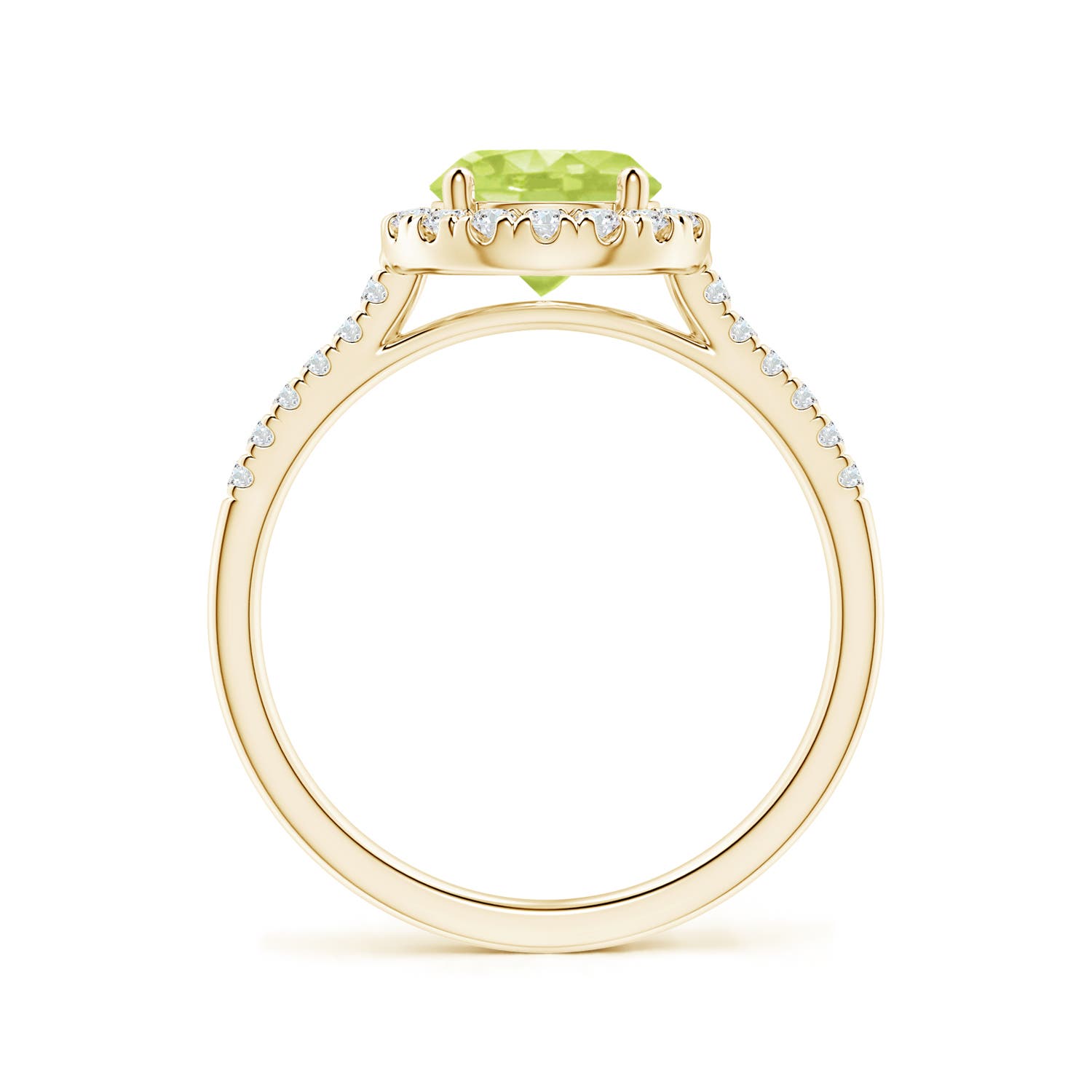 A - Peridot / 1.69 CT / 14 KT Yellow Gold