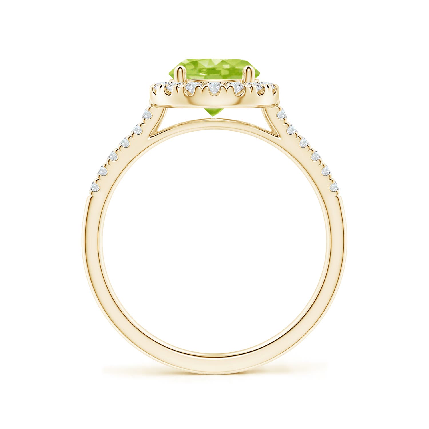 AA - Peridot / 1.69 CT / 14 KT Yellow Gold