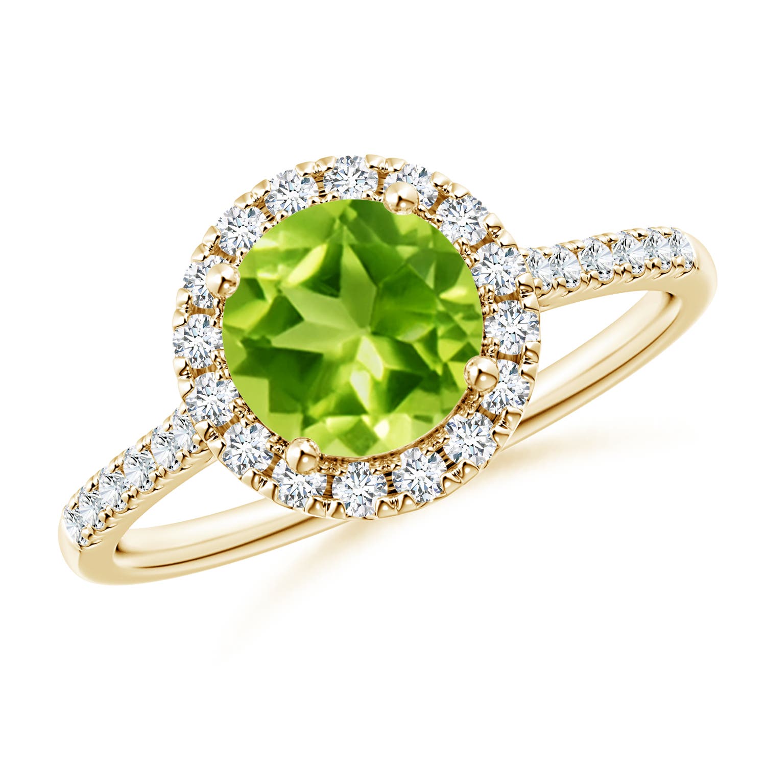 AAA - Peridot / 1.69 CT / 14 KT Yellow Gold