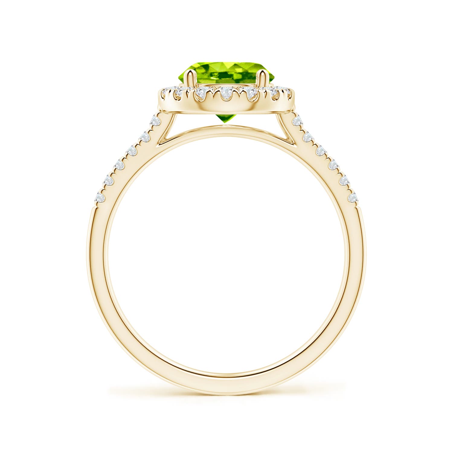 AAA - Peridot / 1.69 CT / 14 KT Yellow Gold