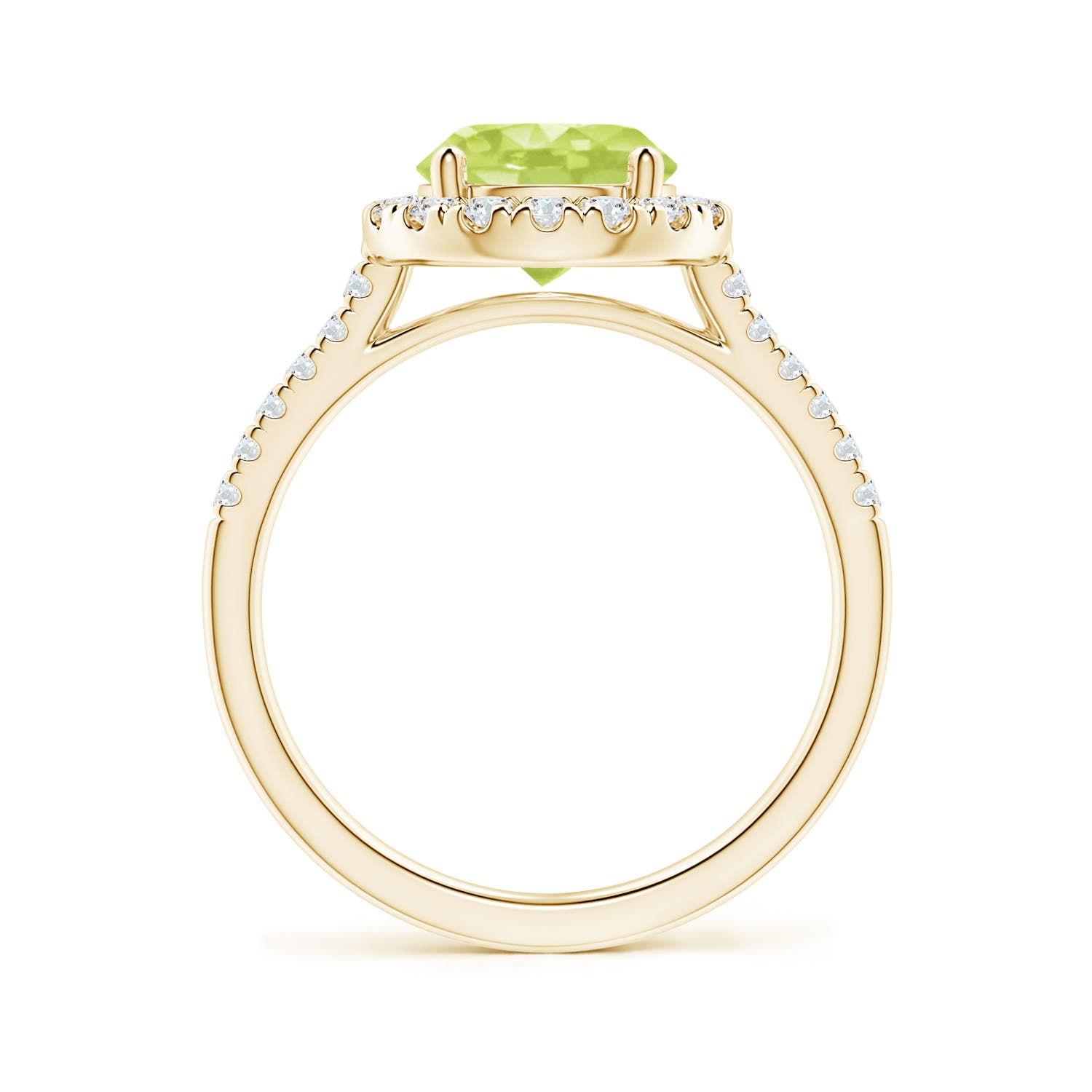 A - Peridot / 2.32 CT / 14 KT Yellow Gold