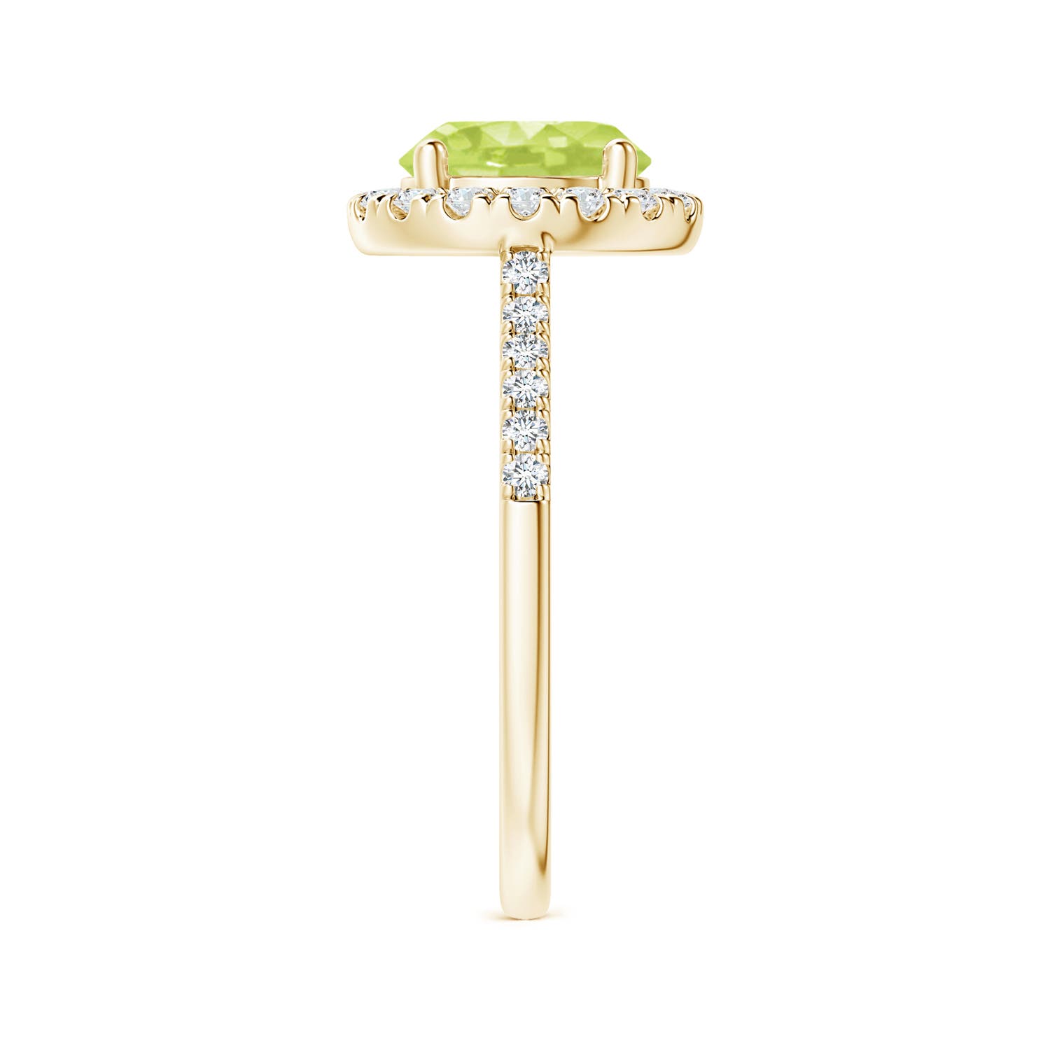 A - Peridot / 2.32 CT / 14 KT Yellow Gold