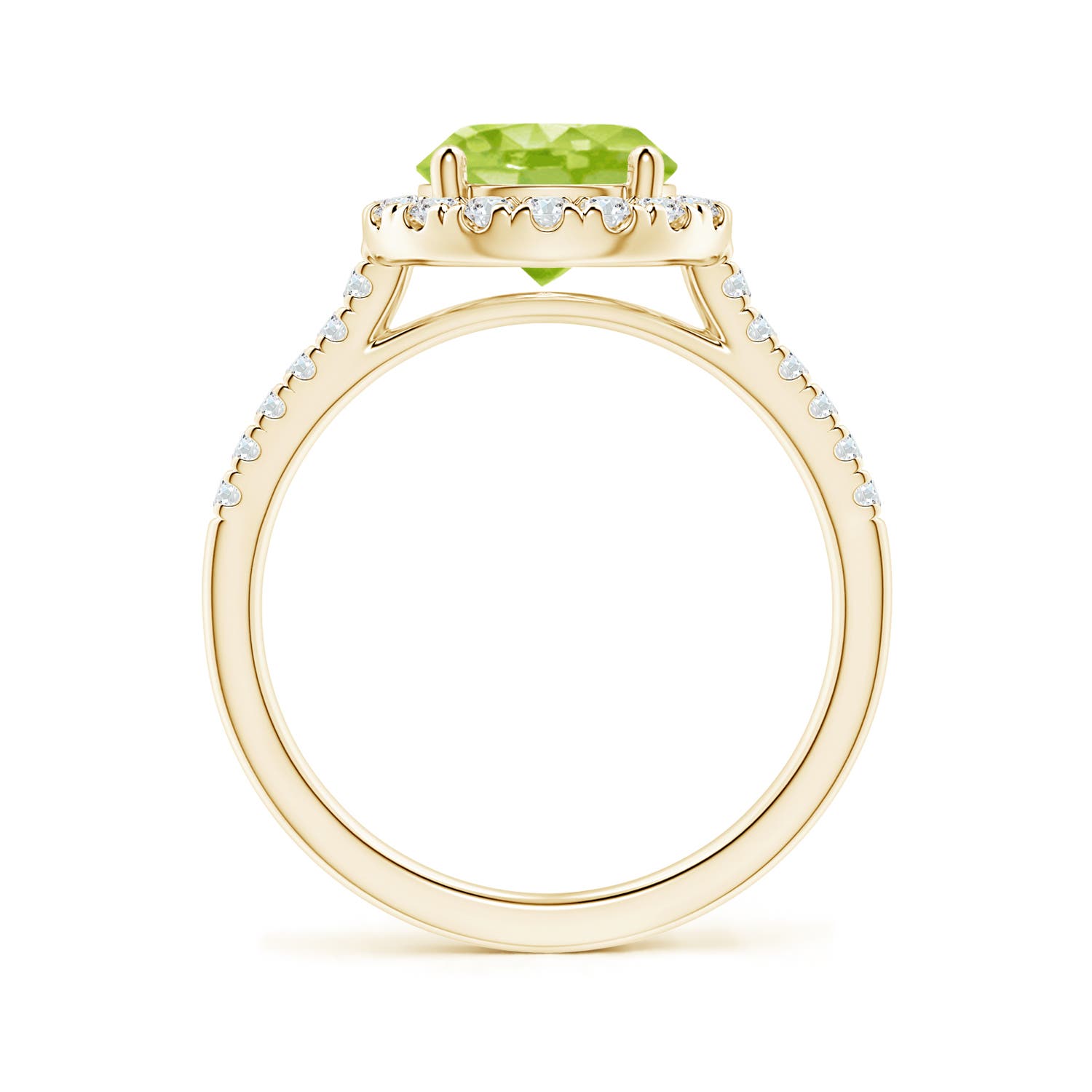 AA - Peridot / 2.32 CT / 14 KT Yellow Gold