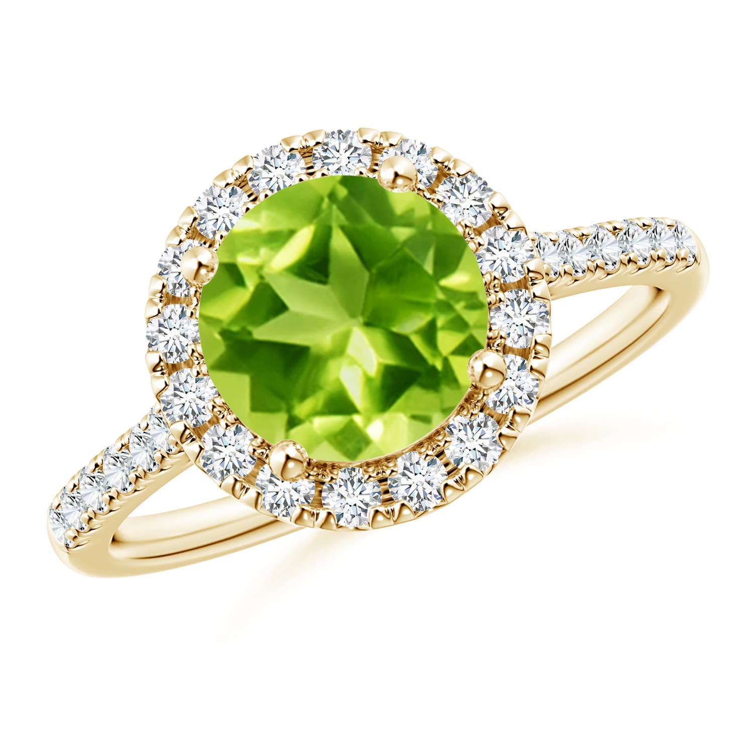 AAA - Peridot / 2.32 CT / 14 KT Yellow Gold