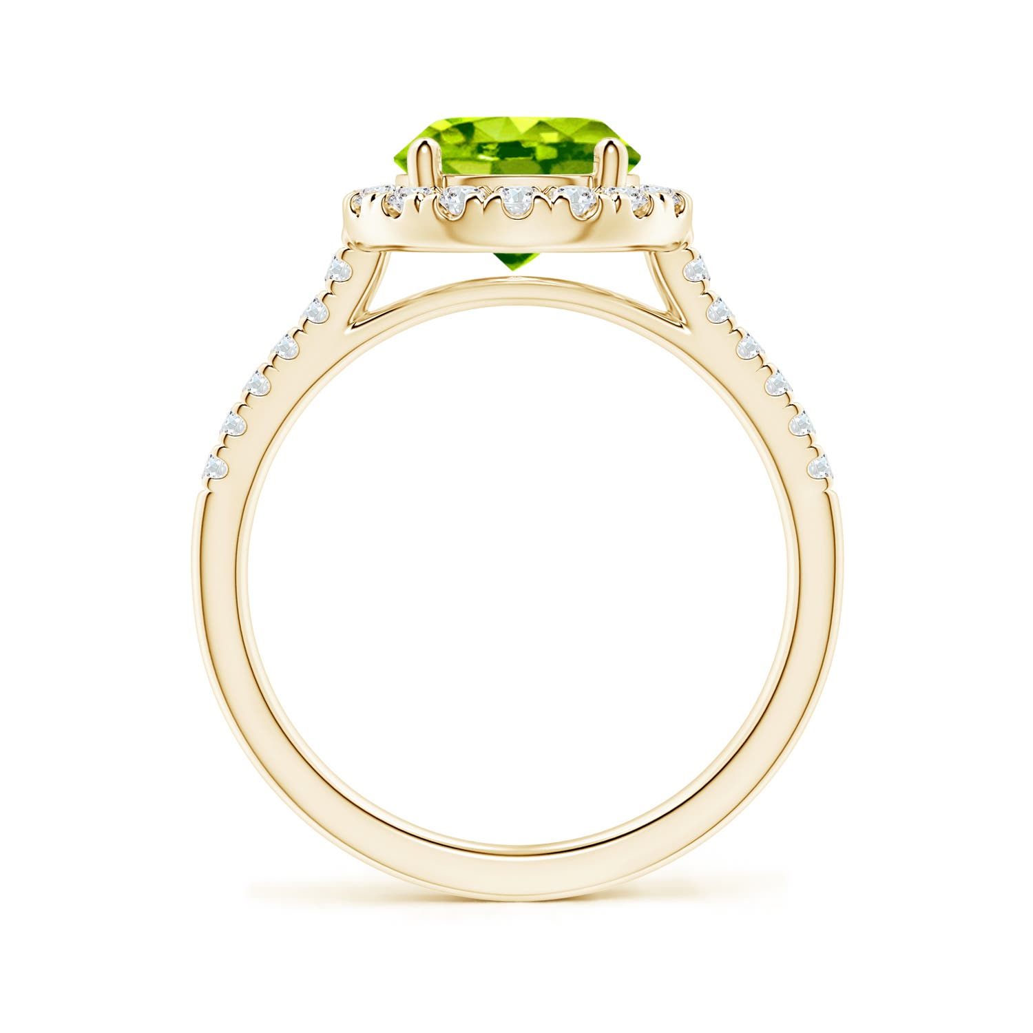 AAA - Peridot / 2.32 CT / 14 KT Yellow Gold