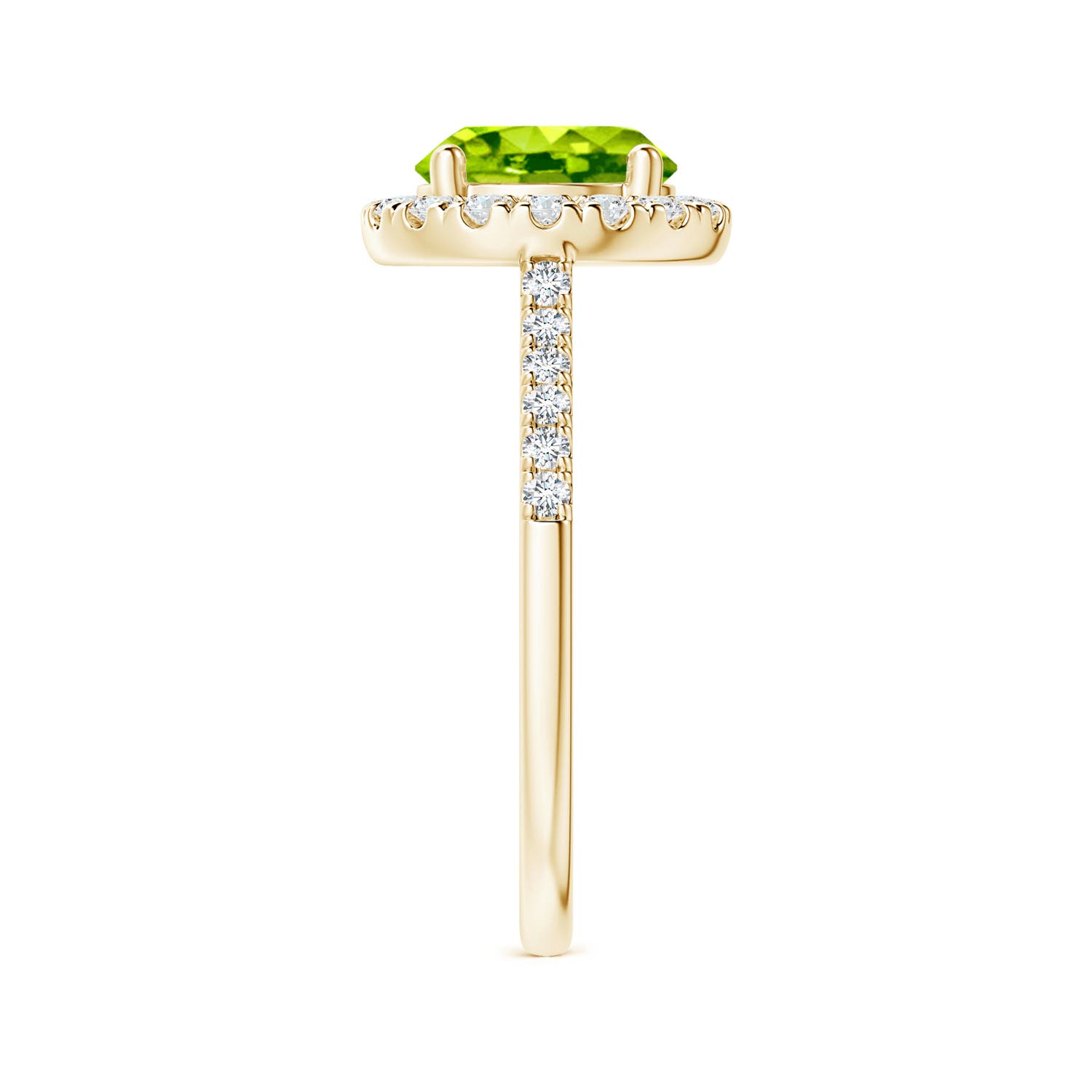 AAA - Peridot / 2.32 CT / 14 KT Yellow Gold