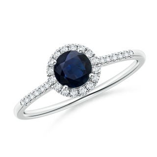 Round A Blue Sapphire