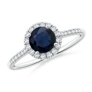 Round A Blue Sapphire