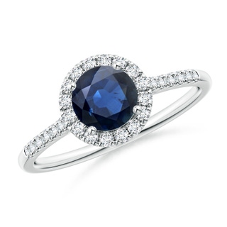 Round AA Blue Sapphire