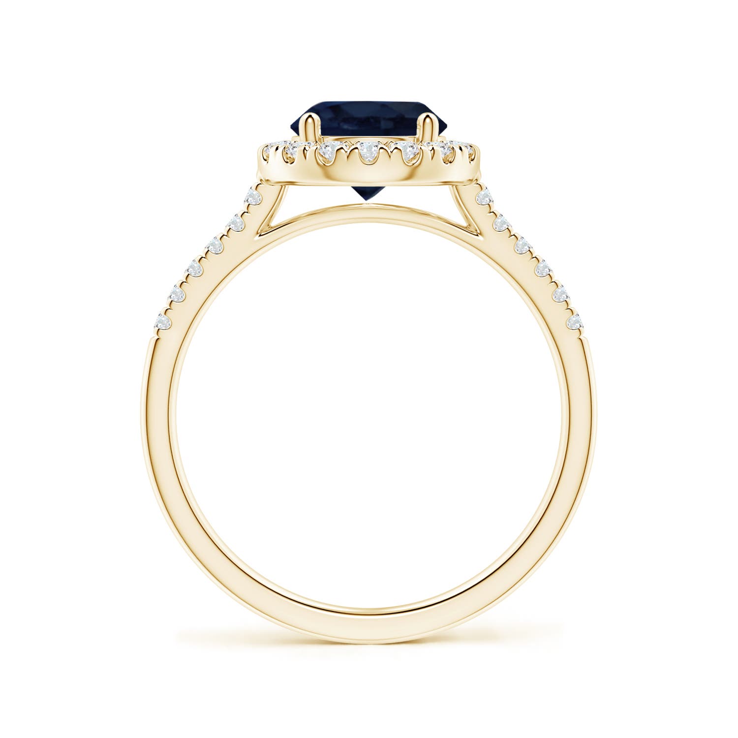 A - Blue Sapphire / 1.89 CT / 14 KT Yellow Gold