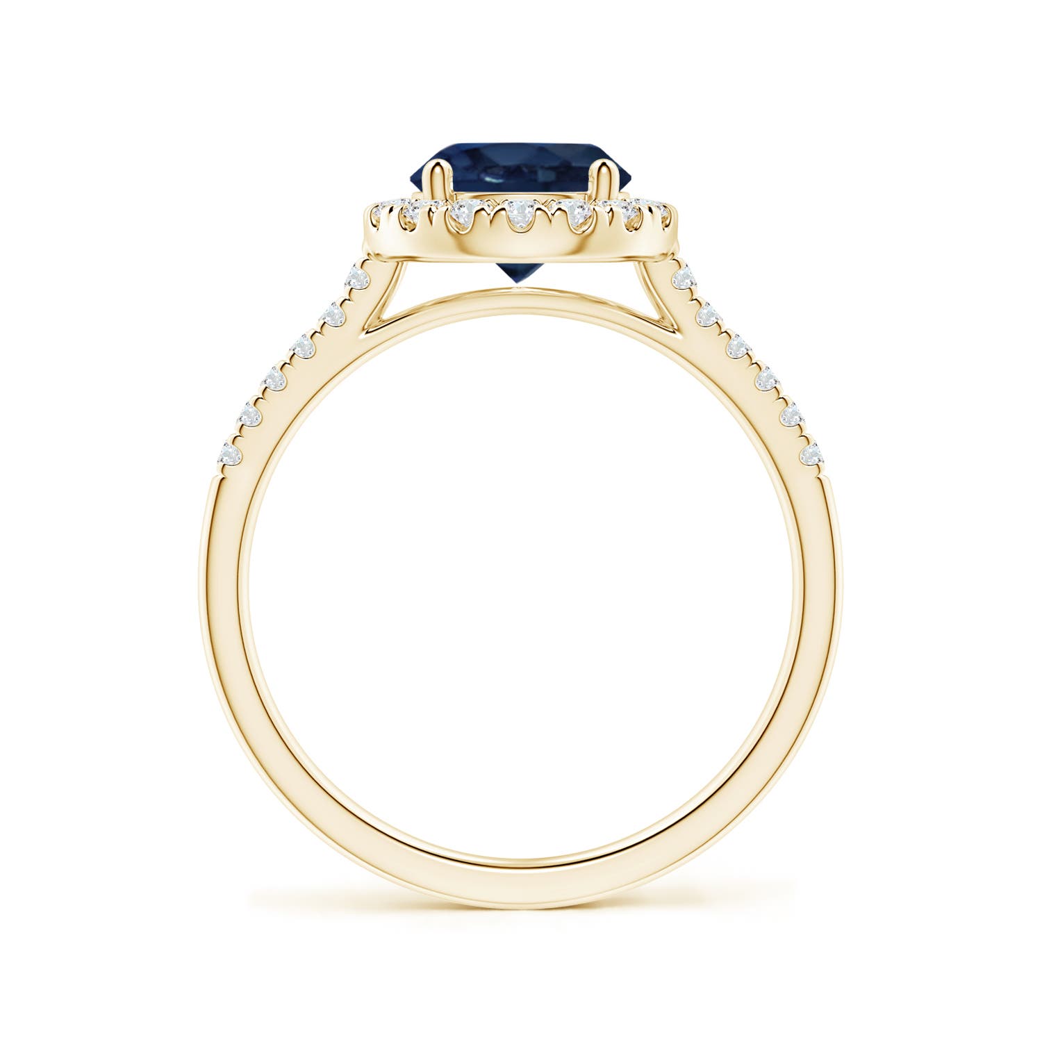 AA - Blue Sapphire / 1.89 CT / 14 KT Yellow Gold