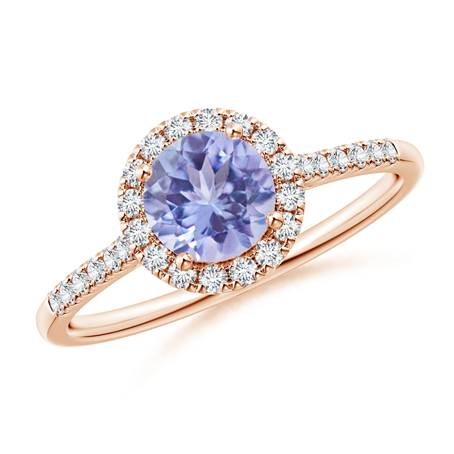 A - Tanzanite / 1.1 CT / 14 KT Rose Gold