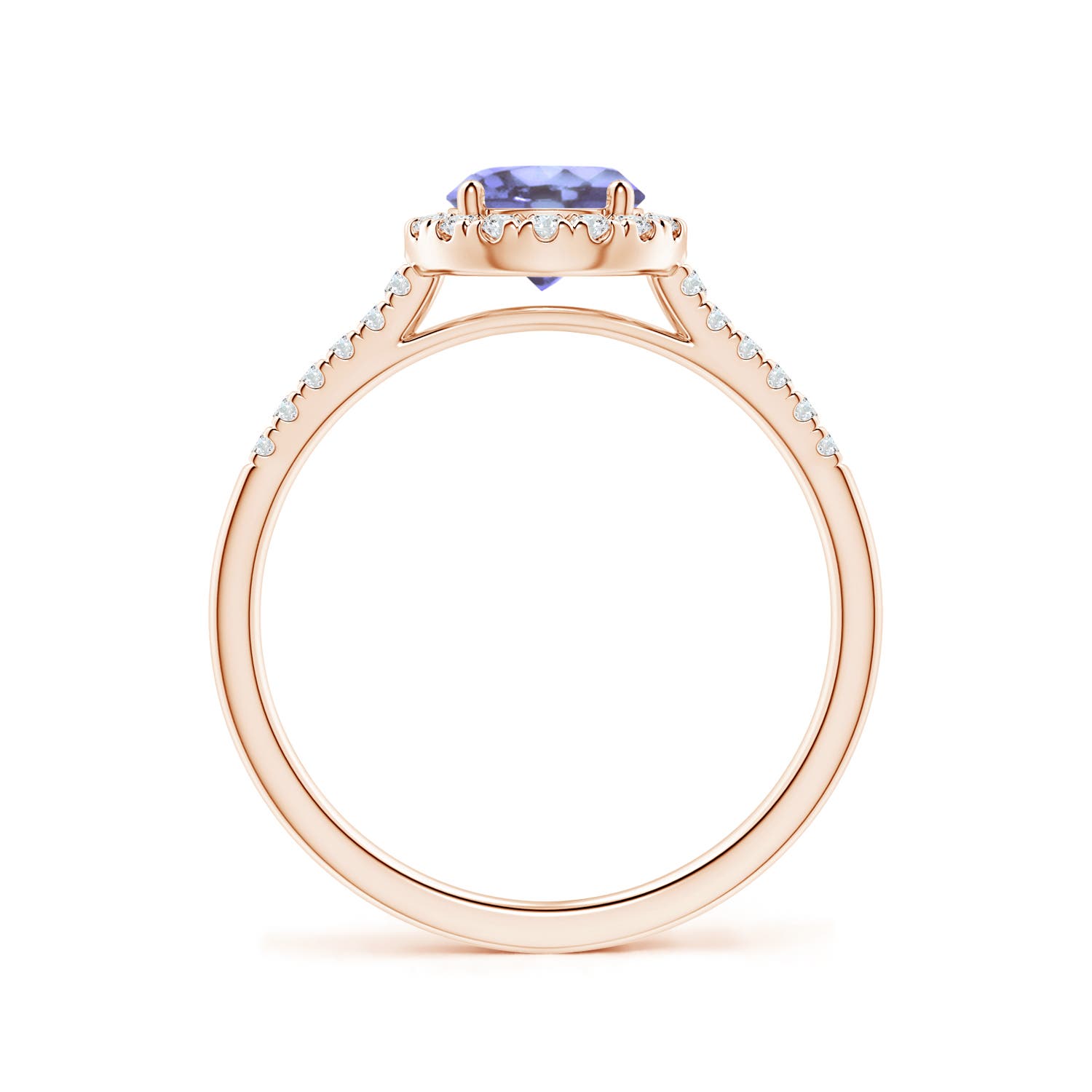 A - Tanzanite / 1.1 CT / 14 KT Rose Gold