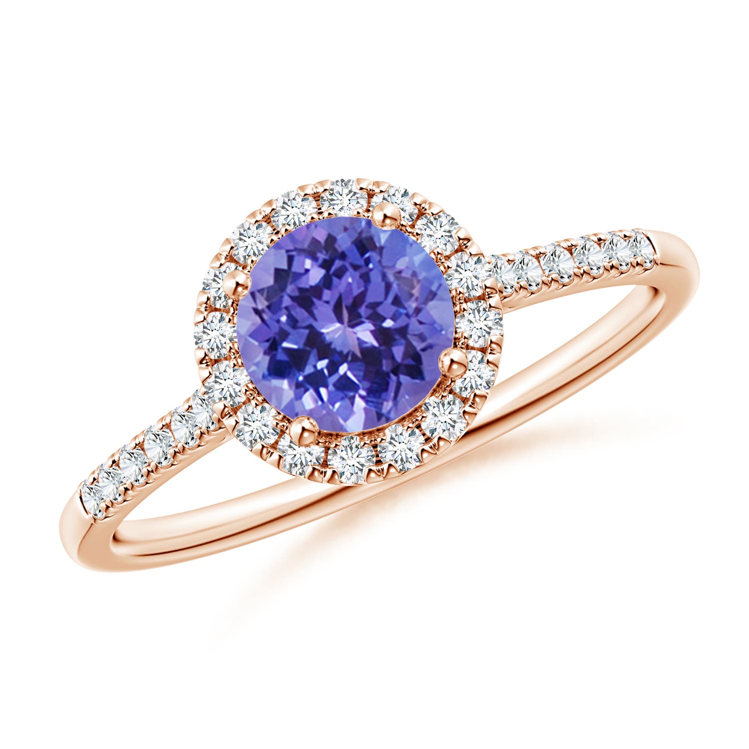 AA - Tanzanite / 1.1 CT / 14 KT Rose Gold