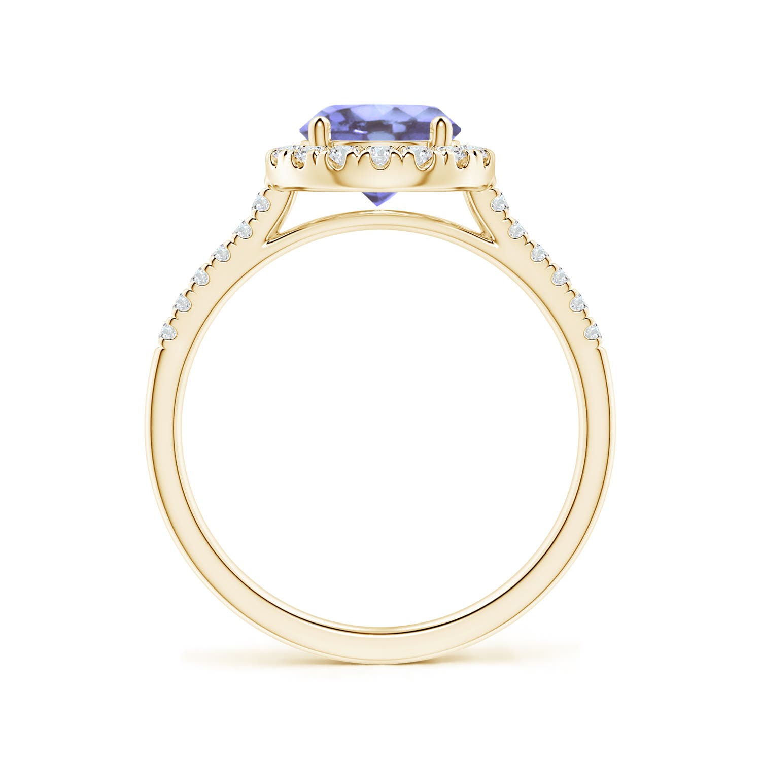 A - Tanzanite / 1.74 CT / 14 KT Yellow Gold