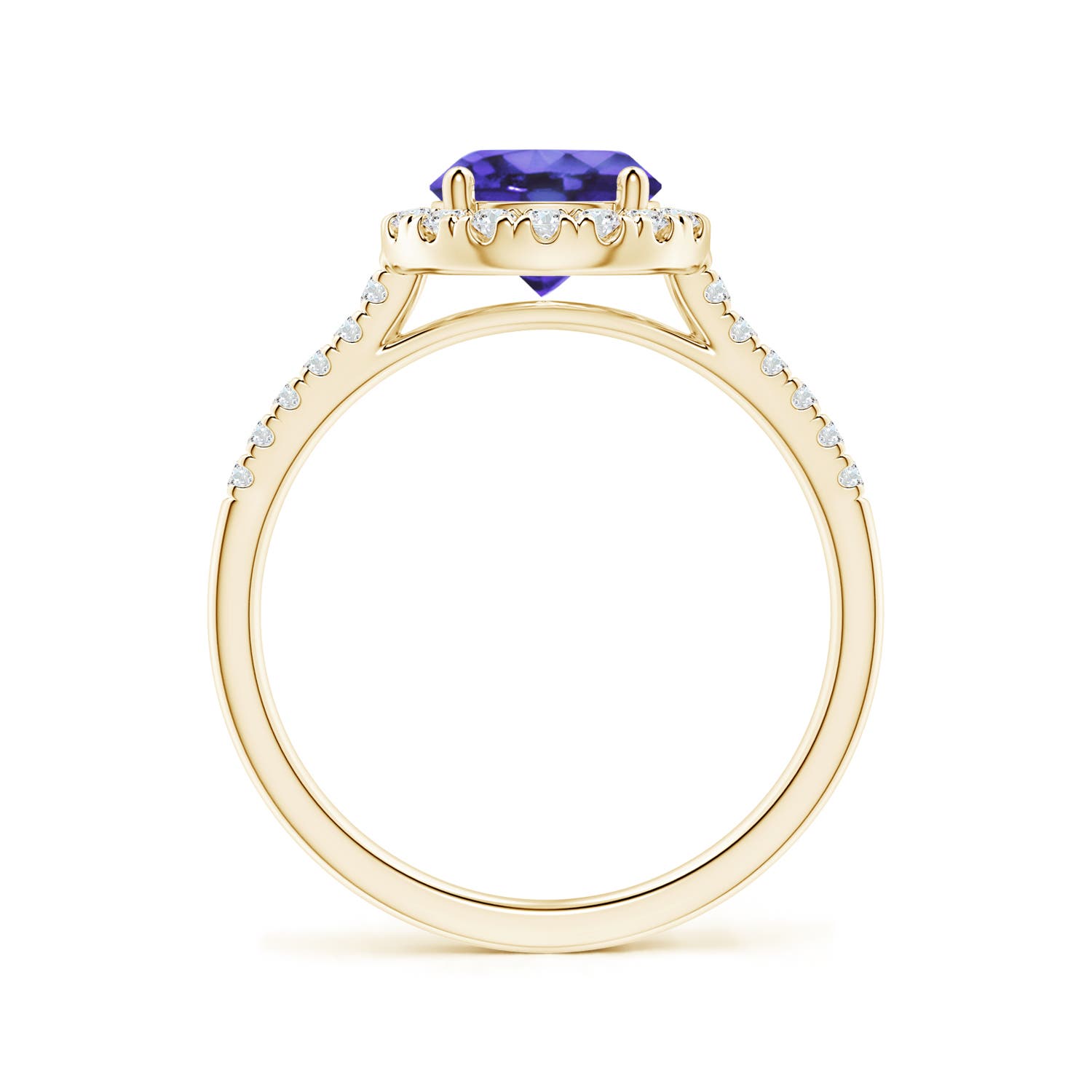 AA - Tanzanite / 1.74 CT / 14 KT Yellow Gold