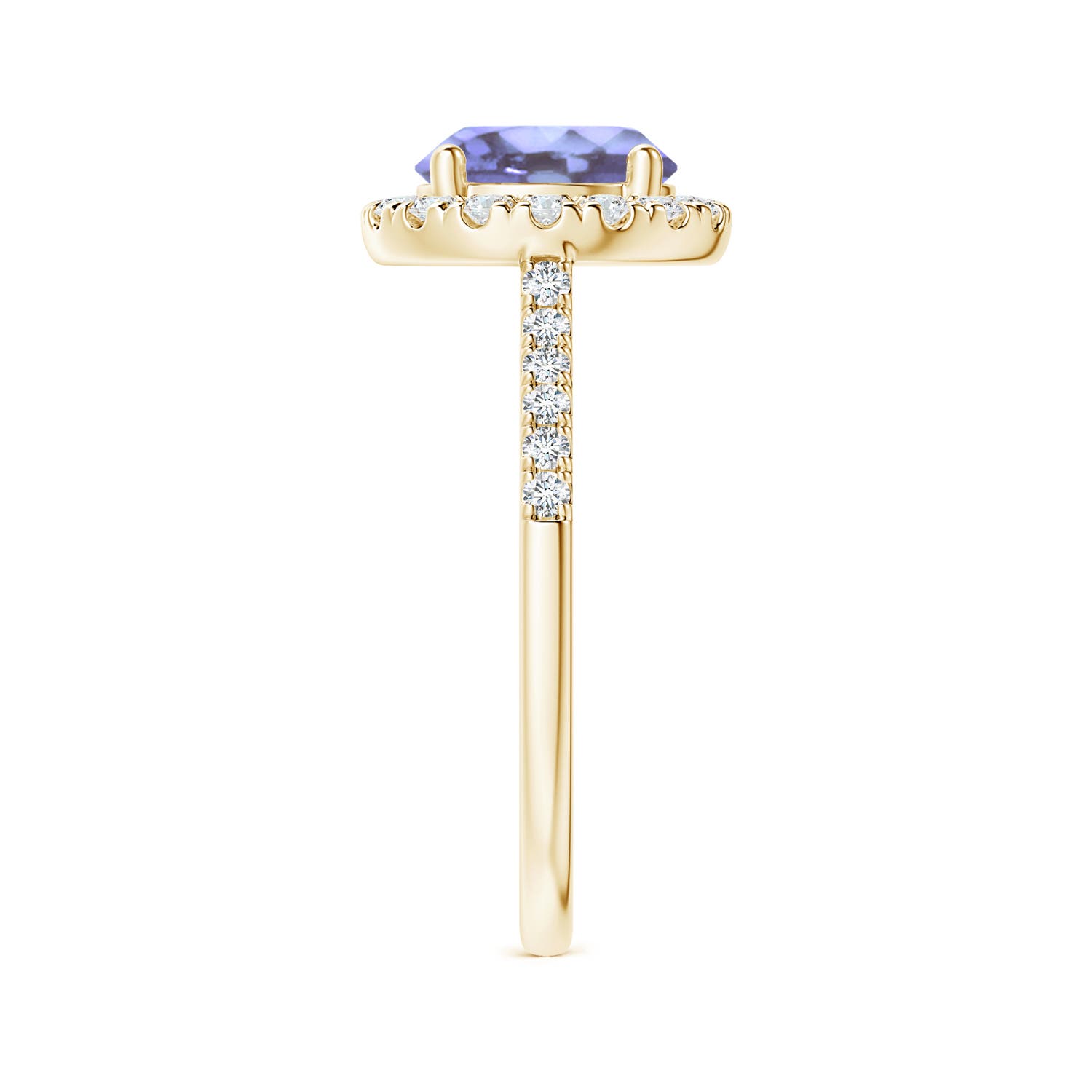 A - Tanzanite / 2.12 CT / 14 KT Yellow Gold