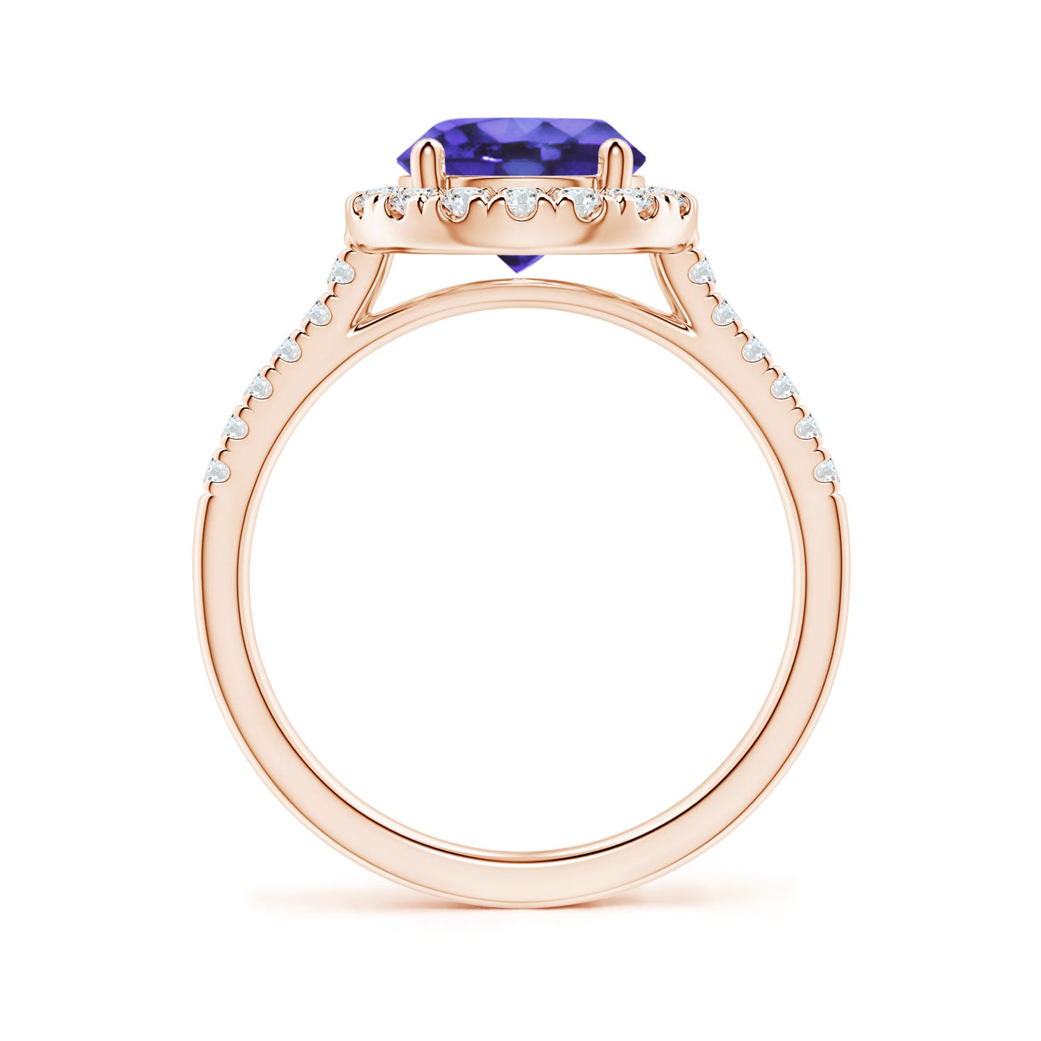 AA - Tanzanite / 2.12 CT / 14 KT Rose Gold