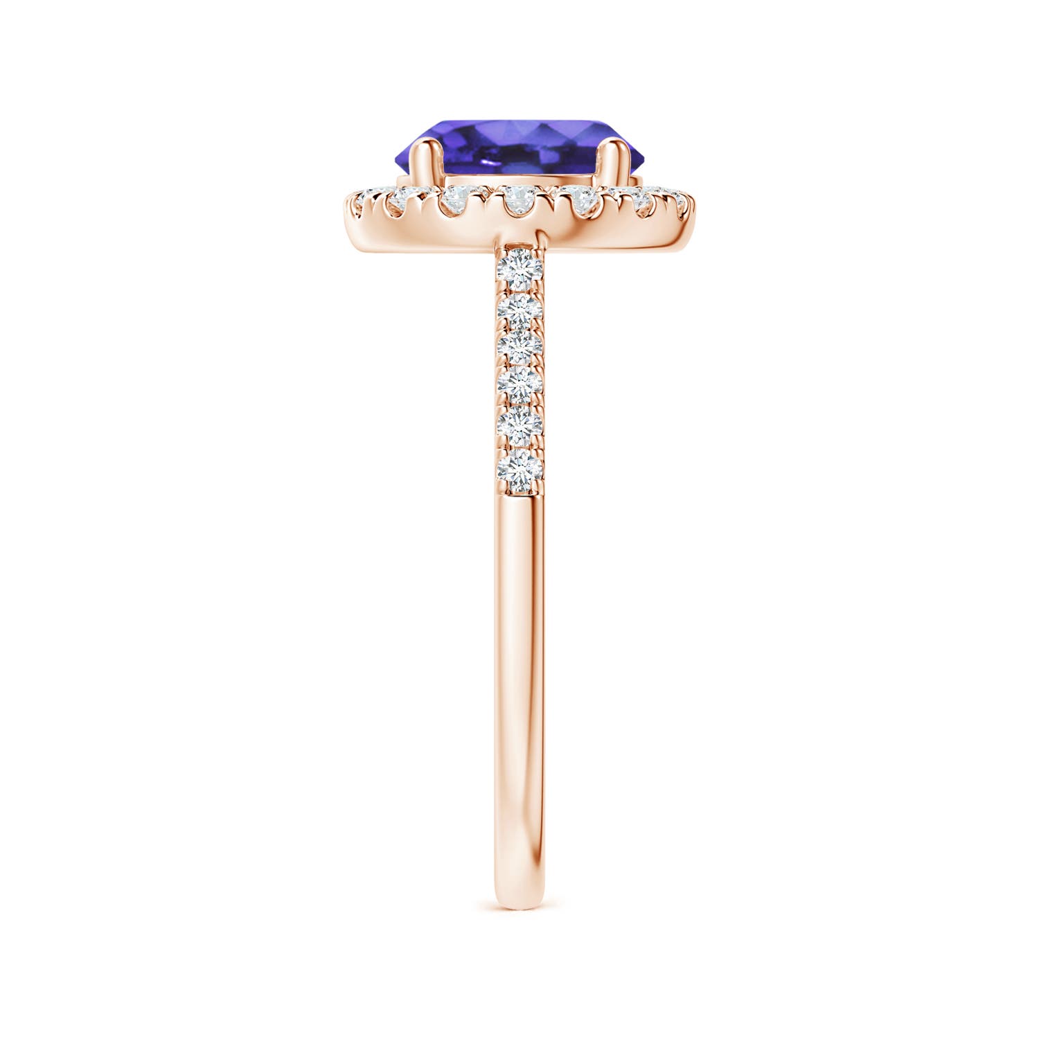 AA - Tanzanite / 2.12 CT / 14 KT Rose Gold