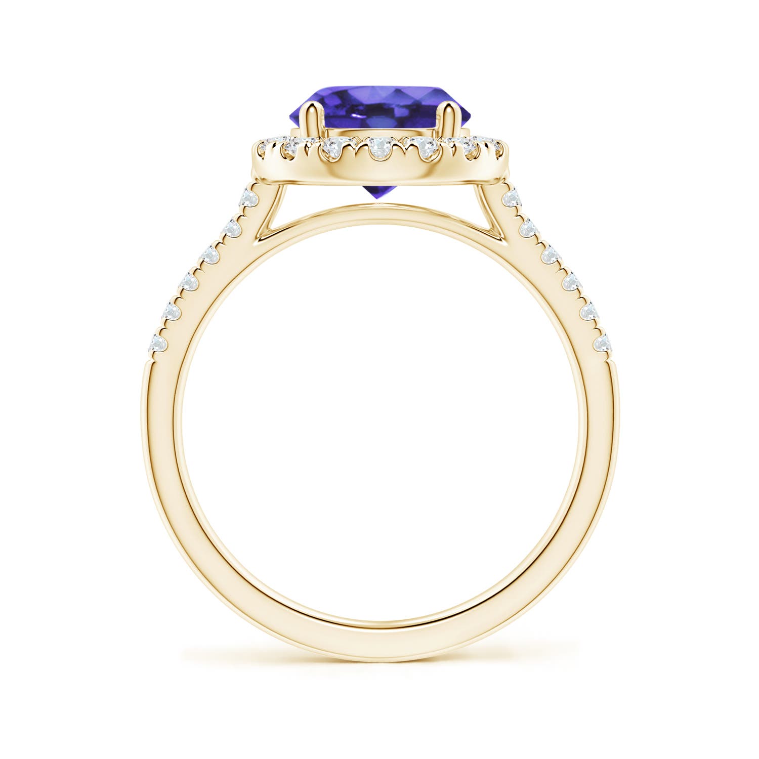 AA - Tanzanite / 2.12 CT / 14 KT Yellow Gold