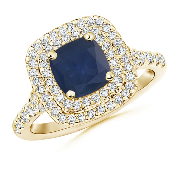 A - Blue Sapphire / 1.82 CT / 14 KT Yellow Gold