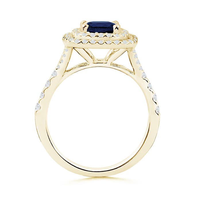 A - Blue Sapphire / 1.82 CT / 14 KT Yellow Gold