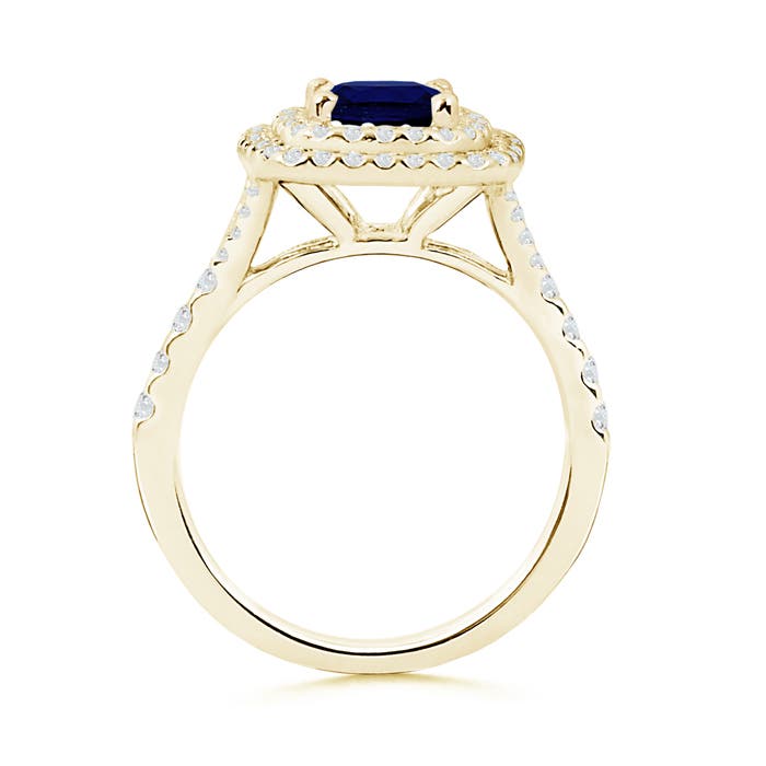 AA - Blue Sapphire / 1.82 CT / 14 KT Yellow Gold