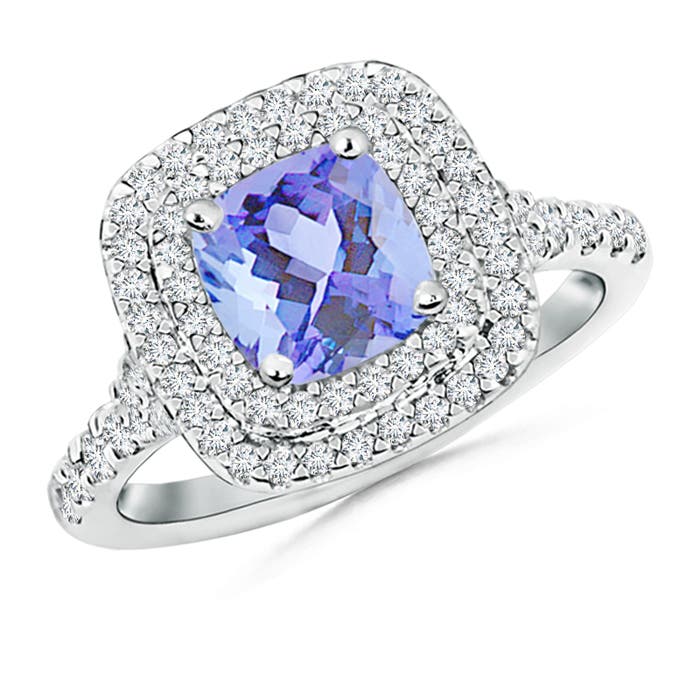 A - Tanzanite / 1.77 CT / 14 KT White Gold