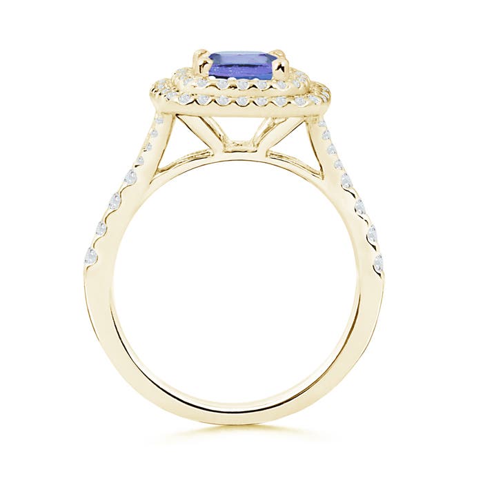 A - Tanzanite / 1.77 CT / 14 KT Yellow Gold