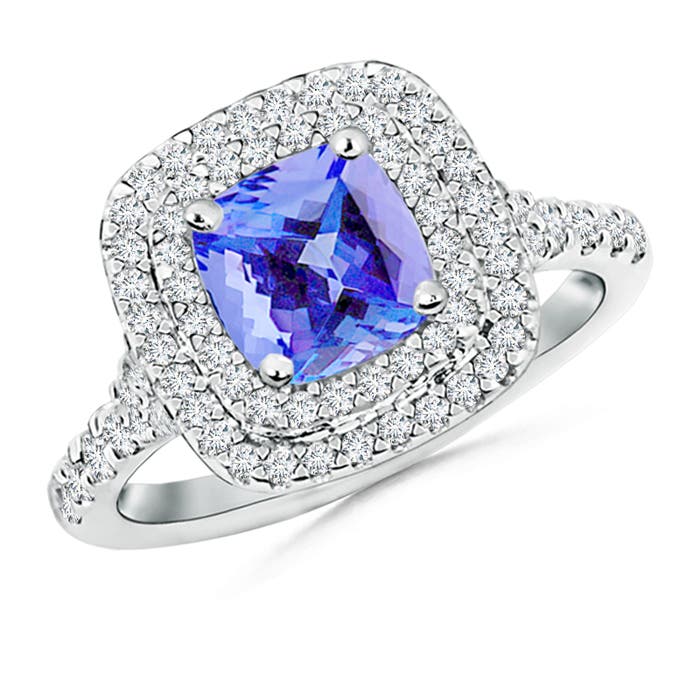 AA - Tanzanite / 1.77 CT / 14 KT White Gold