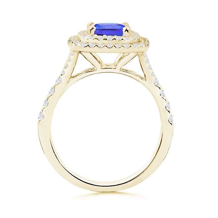 AA - Tanzanite / 1.77 CT / 14 KT Yellow Gold