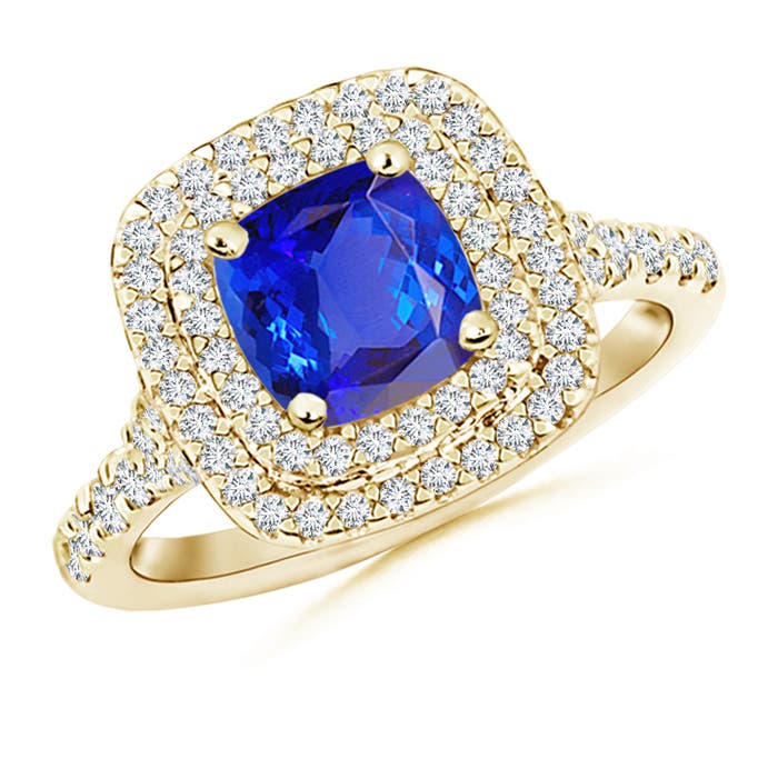 AAA - Tanzanite / 1.77 CT / 14 KT Yellow Gold