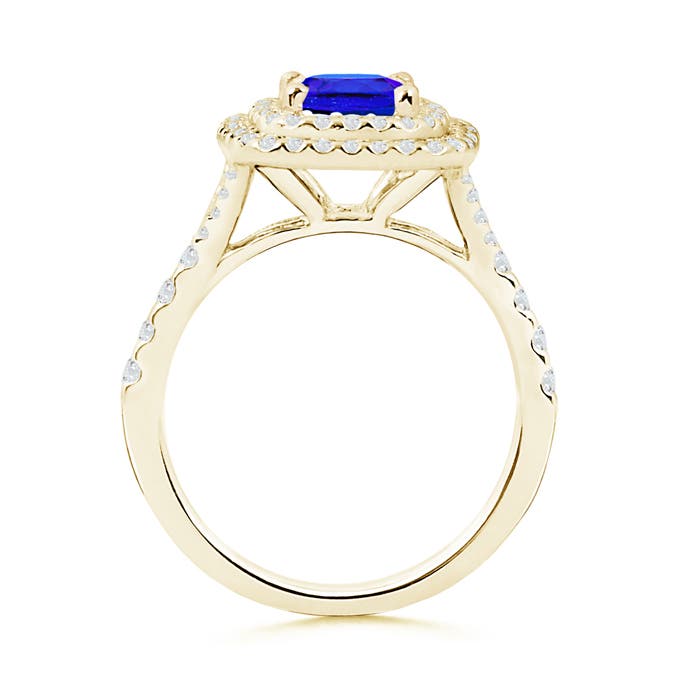 AAA - Tanzanite / 1.77 CT / 14 KT Yellow Gold