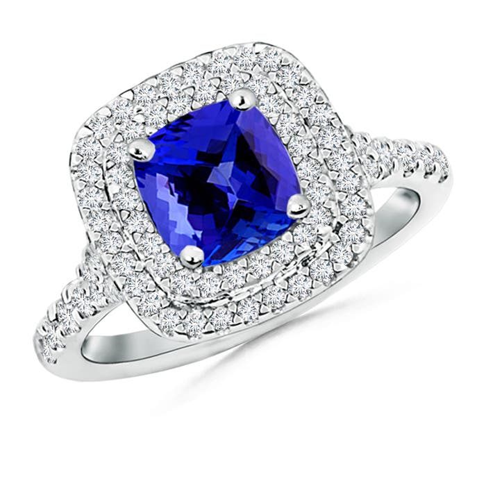 AAAA - Tanzanite / 1.77 CT / 14 KT White Gold