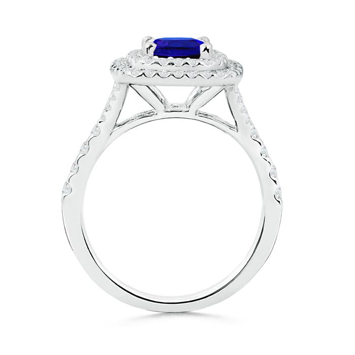 AAAA - Tanzanite / 1.77 CT / 14 KT White Gold