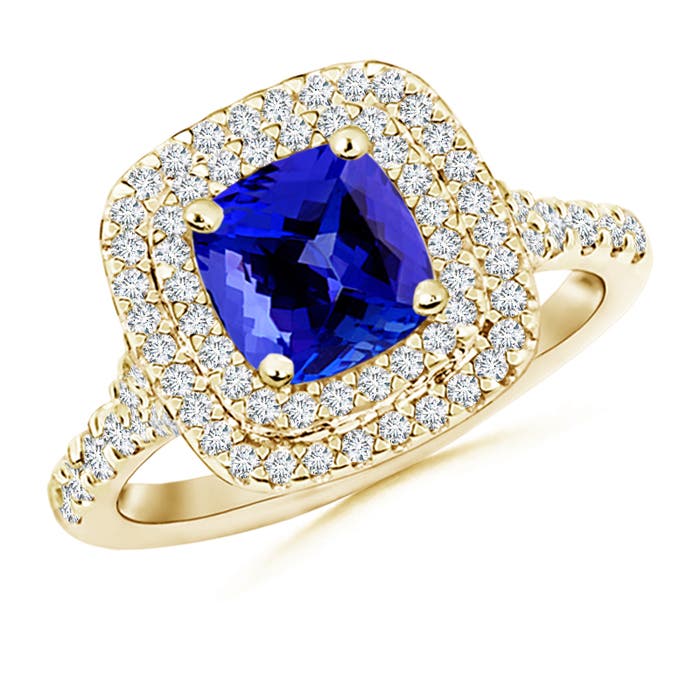 AAAA - Tanzanite / 1.77 CT / 14 KT Yellow Gold