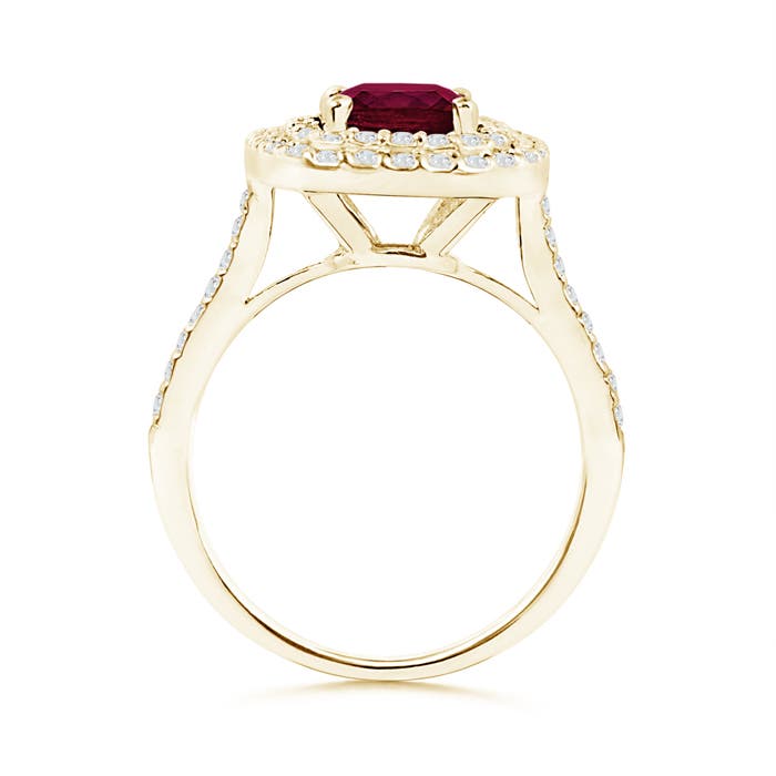 A - Ruby / 1.32 CT / 14 KT Yellow Gold