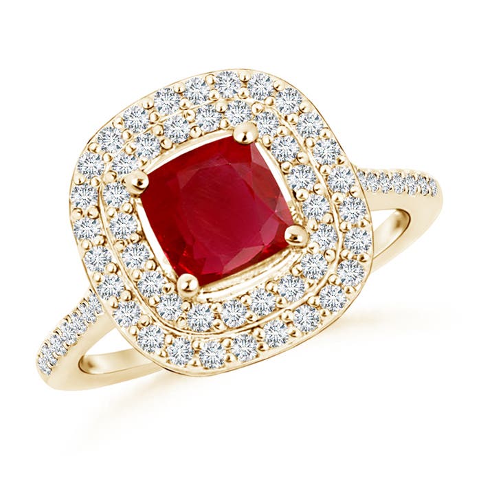 AA - Ruby / 1.32 CT / 14 KT Yellow Gold