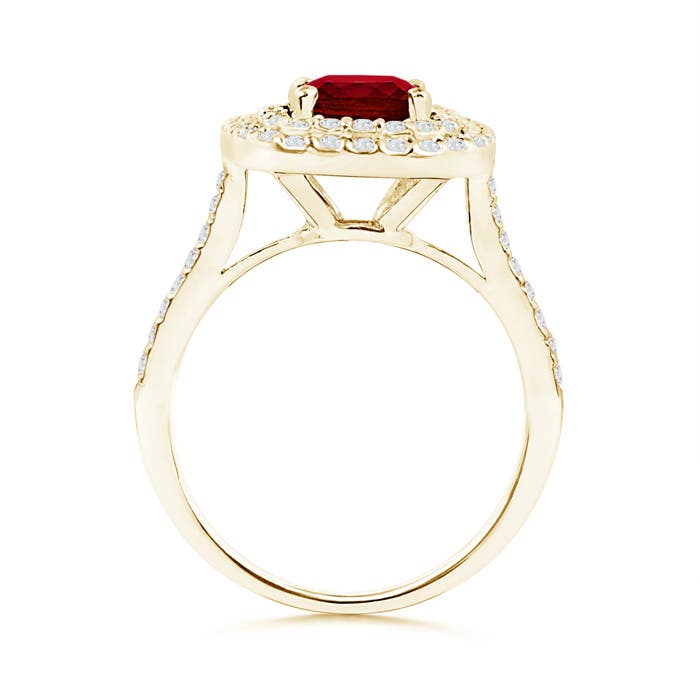 AA - Ruby / 1.32 CT / 14 KT Yellow Gold