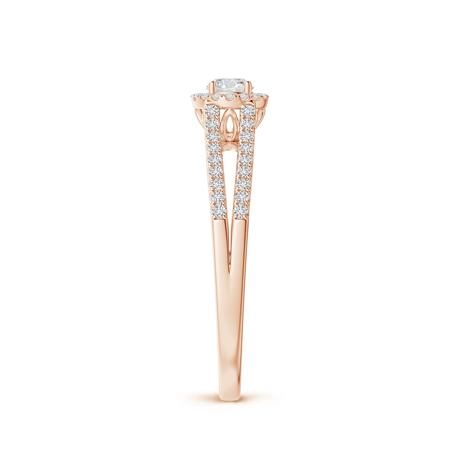 H, SI2 / 0.32 CT / 14 KT Rose Gold